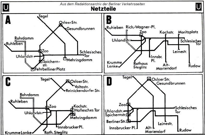 Bahn Netzteile fr Zeitkarten BVG (West) 1976