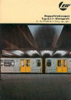 U-Bahn Fahrzeugprospekt GI